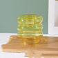Retro Creative Minimalist Modern Glass Candle Holder Donut