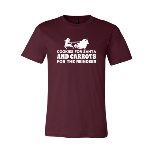 Cookies For Santa Carrots For Reindeer Shirt