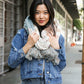 Boho Speckle Stripe Tassel Scarf