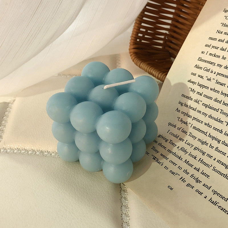 Creative Rubik's Cube Aromatherapy Candle Lamp