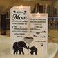 Handicrafts Heart-shaped Candle Holders Wooden Ornaments