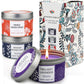 Scented Candle Gift Set for Women, 3 Pack Large Soy Wax Candles in Tins, 6.2 Oz Each, 35-40 Hr Burn, Lavender, Orange Blossom & Mahogany Woods
