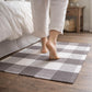 Rug Buffalo Plaid Area Rug 24X36 Inch (2X3), Charcoal & White, Reversible Cotton Woven Farmhouse Rug for Living Room, Kitchen, Entryway, Bathroom