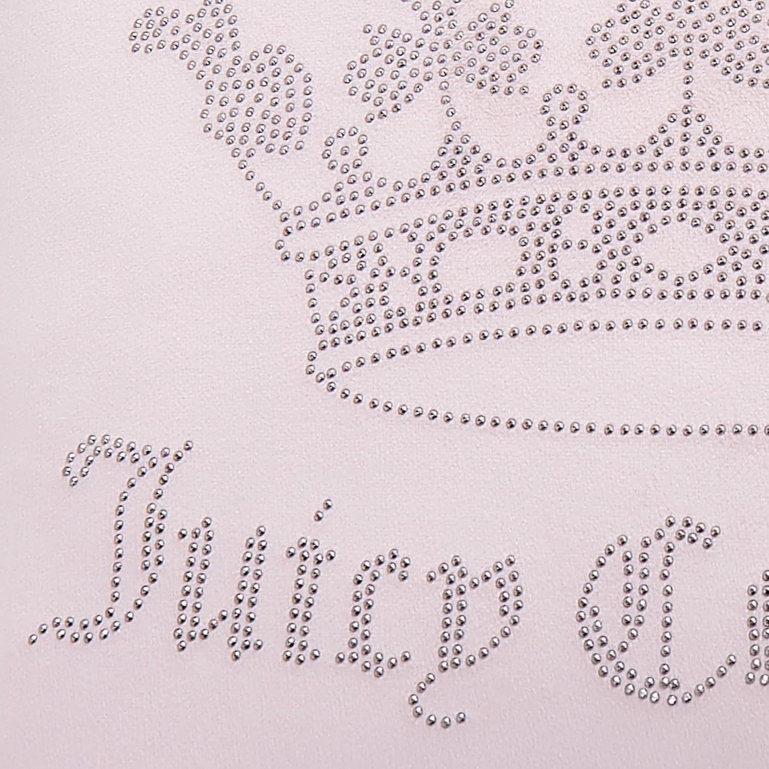 - Decorative Accent Pillow, Velvet Rhinestone Crown, Premium Reversible Throw Pillow, Living Room and Bedroom Décor, Measures 20" X 20", Pink Blush