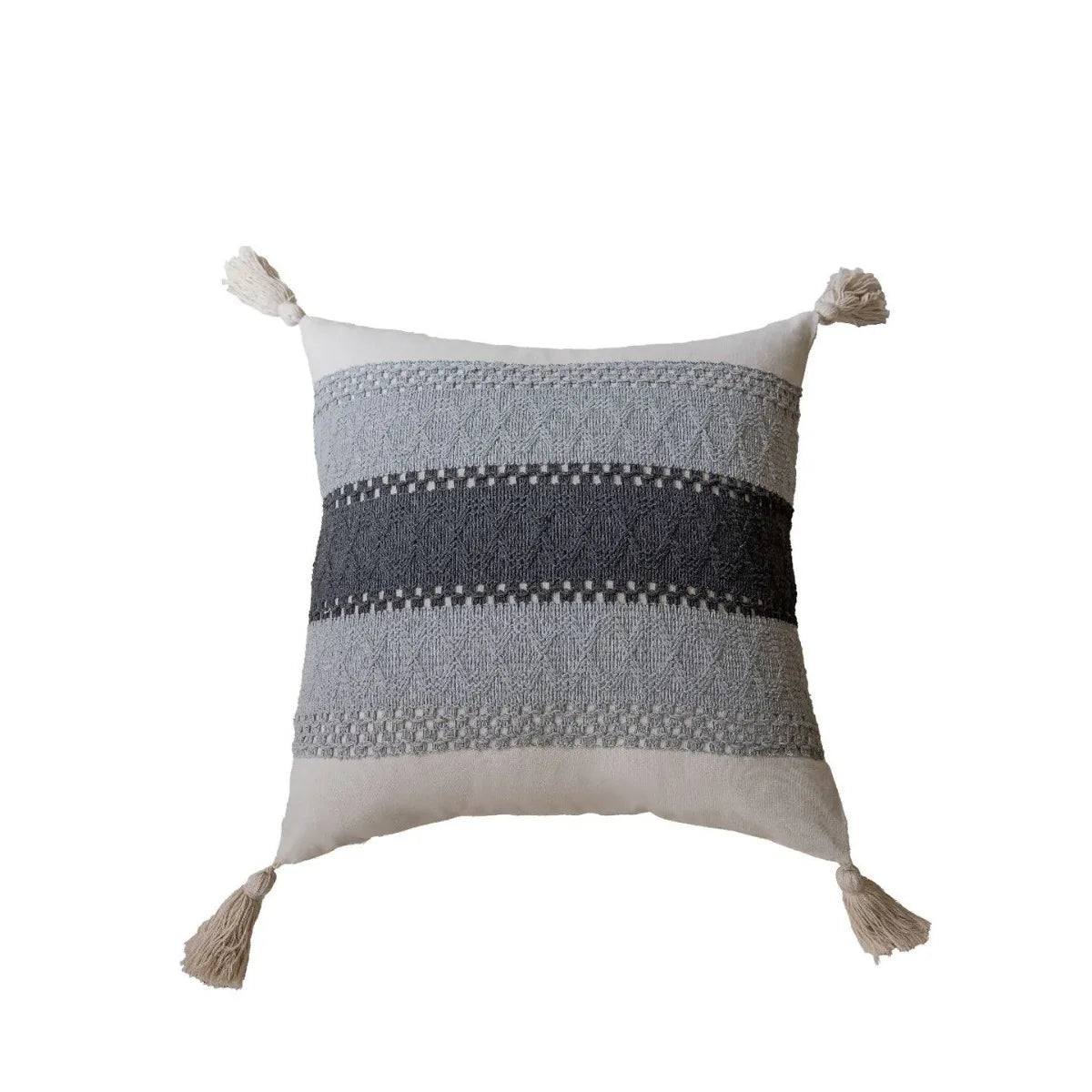 1 Pc Boho Throw Pillow Covers Decorative Throw Pillows for Couch Pillows Cover with Tassels Pillow Case (Without Pillowcore)