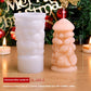 Christmas Cylindrical Aromatherapy Candle Silicone Mold