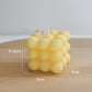 Rubik's Cube Candle Fashion Photography Props