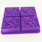 Hexagonal Candle Holder Mould Marble Pattern