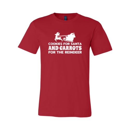 Cookies For Santa Carrots For Reindeer Shirt