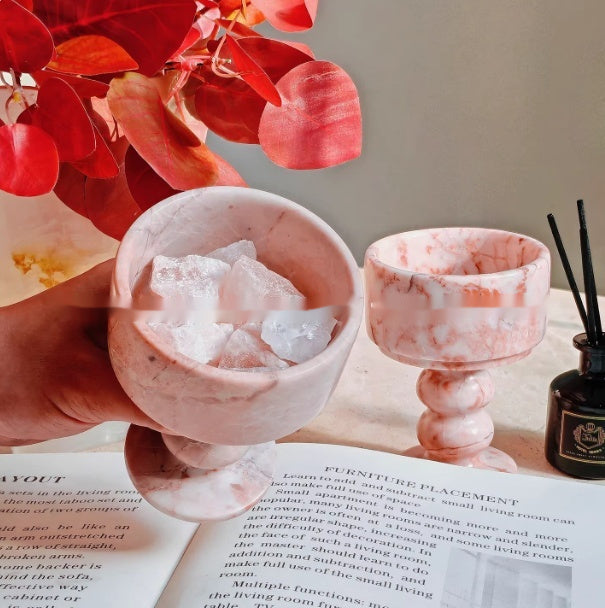 Natural Marble Aromatherapy Diffuser Candle Holder Ornament