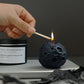 Black Moon Scented Candles Creative Bedroom Candles Gifts Souvenir 3D Moon Candles for Home Decoration