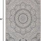 Medallion Easy Cleaning for Patio/ Deck Rugs,Balcony Rugs Indoor/Outdoor Area Rug 5' X 7' Cream