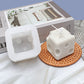 Ball Cube Cheese Aromatherapy Candle Silicone Mold