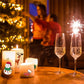 Christmas Candle Sticker Decoration Tattoo Sticker Decoration