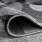 Contemporary Abstract Circles Perfect for High Traffic Areas of Your Living Room,Bedroom,Home Office,Kitchen Runner Rug 2' X 7' Gray