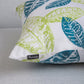 New Living Series Double-Sided Design Decorative Throw Pillow Cover, 18" X 18", Blue/Green, 4 Pack