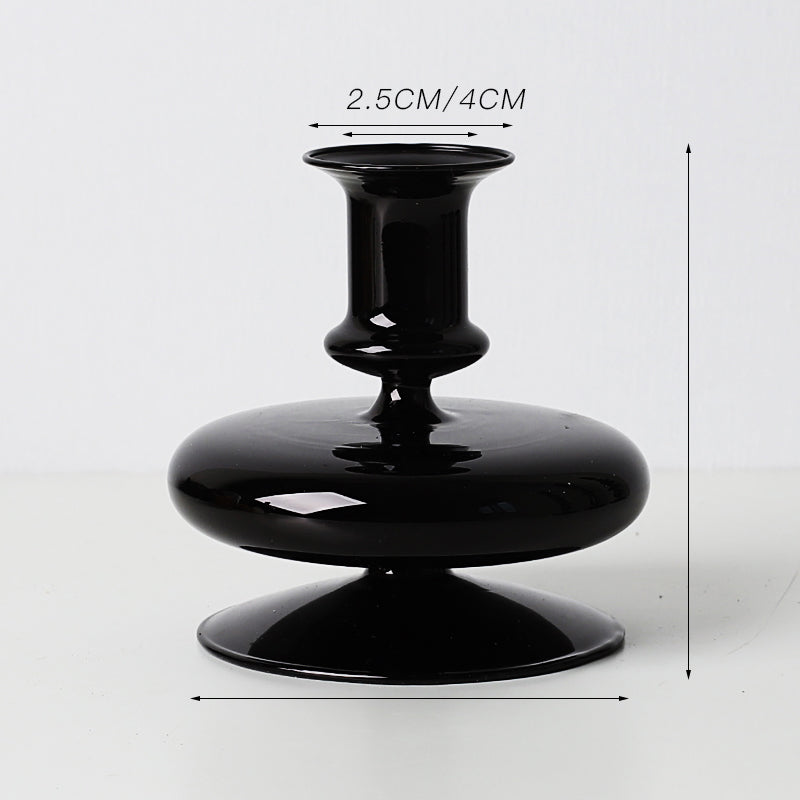 Candlelight Dinner Creative Glass Candle Holder Decoration