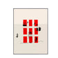 Nordic Character Wall Art Canvas Painting Humor