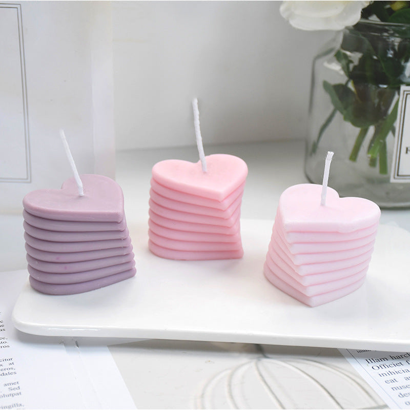 Super Fire Rotating Love Candle Silicone Mold