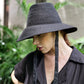 MEG Jute Straw Hat In Black