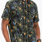 Hawaiian Print Button Down Shirt