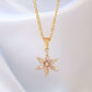 24 Karats Snowflake Necklace