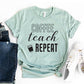 Coffee Teach Repeat T-shirt