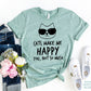 Cats Make Me Happy T-shirt