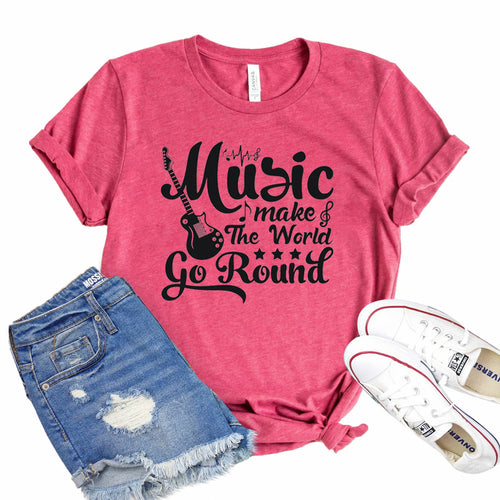 Music Makes The World Go Round Shirt