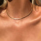 18 Karats Flat Chain Choker