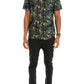 Hawaiian Print Button Down Shirt