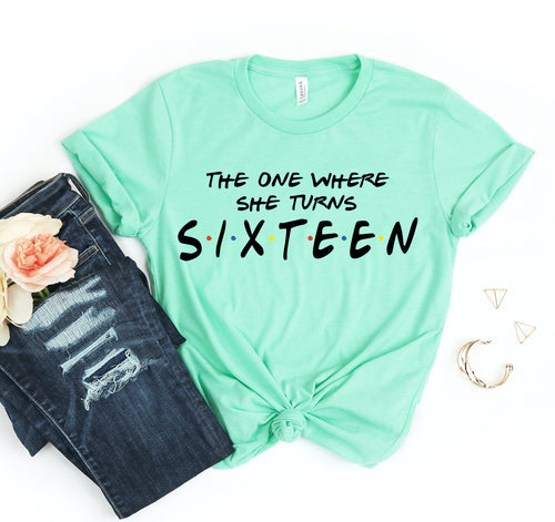 The One Where He Turn Sixteen T-shirt