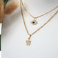 24 Karats Dainty Cannabis Leaf Necklace