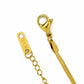 18 Karats Flat Chain Choker