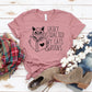 Easily Distracted By Cats & Books T-shirt