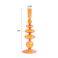 Candlelight Dinner Creative Glass Candle Holder Decoration