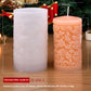 Christmas Cylindrical Aromatherapy Candle Silicone Mold