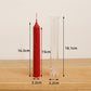 Integrated Rod Wax Candle Plastic Mold