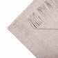 Light grey alpaca wool scarf