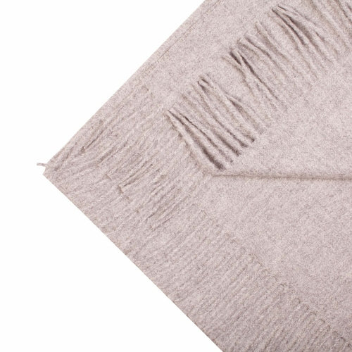 Light grey alpaca wool scarf