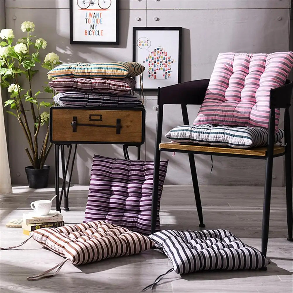 Striped Thicken Chair Cushion Seat Cushions Home Decor Pillows Meditation Cushion Throw Pillows Office Chair Cushion Floor