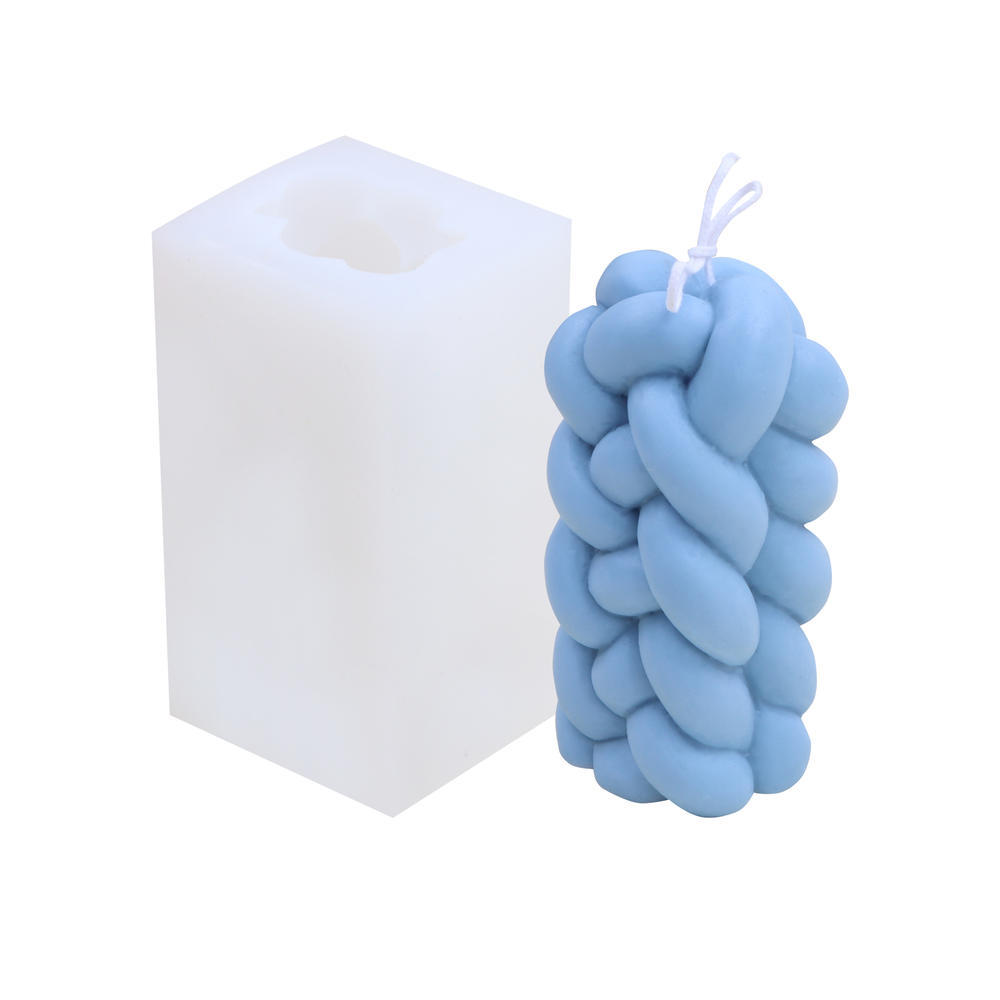 Creative Weaving Twine Scented Candle Silicone Mold