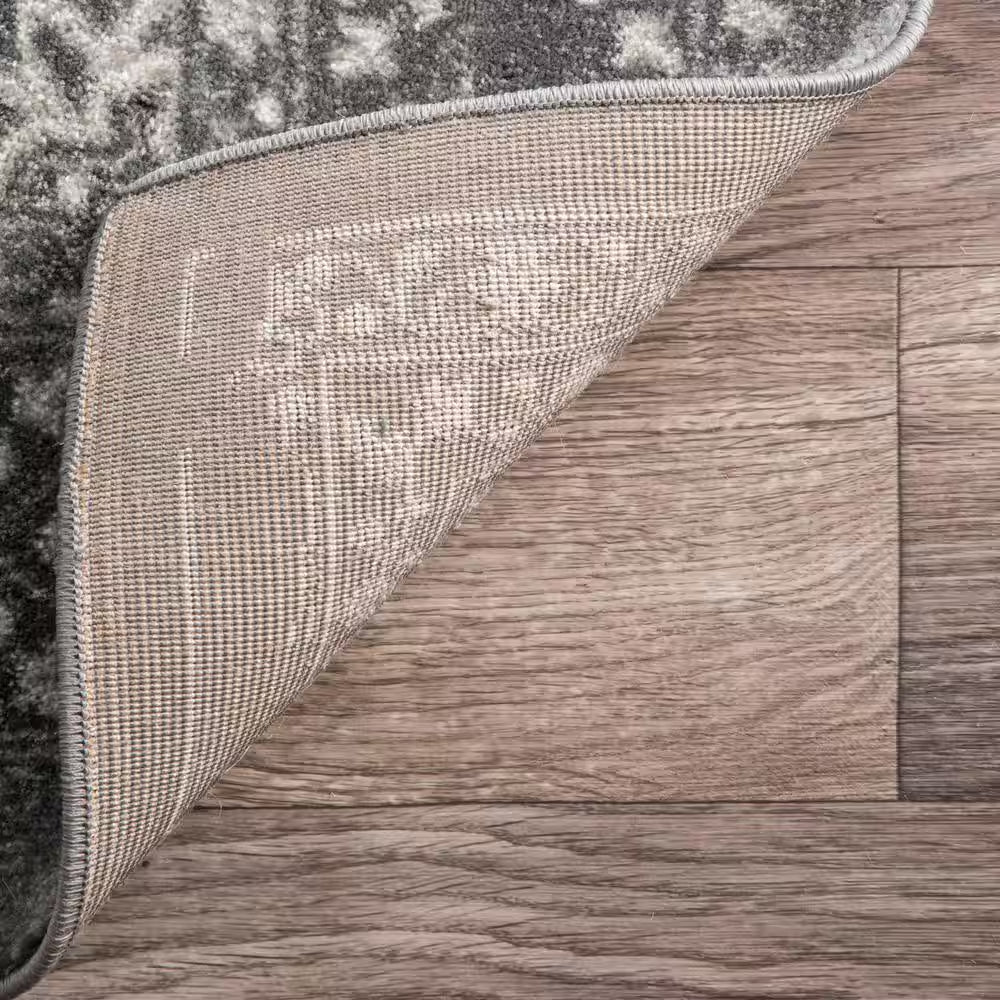 Odell Distressed Persian Silver 8 Ft. X 10 Ft. Area Rug