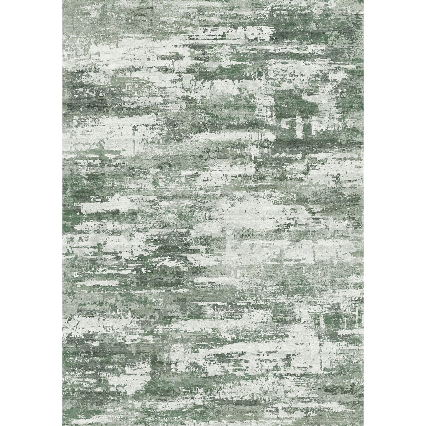 Washable Rugs 5'X7' Area Rugs for Living Room Bedroom Kitchen Rugs Non Slip Abstract Green Modern Dorm Office Farmhouse Dining Room Contemporary Throw Rugs