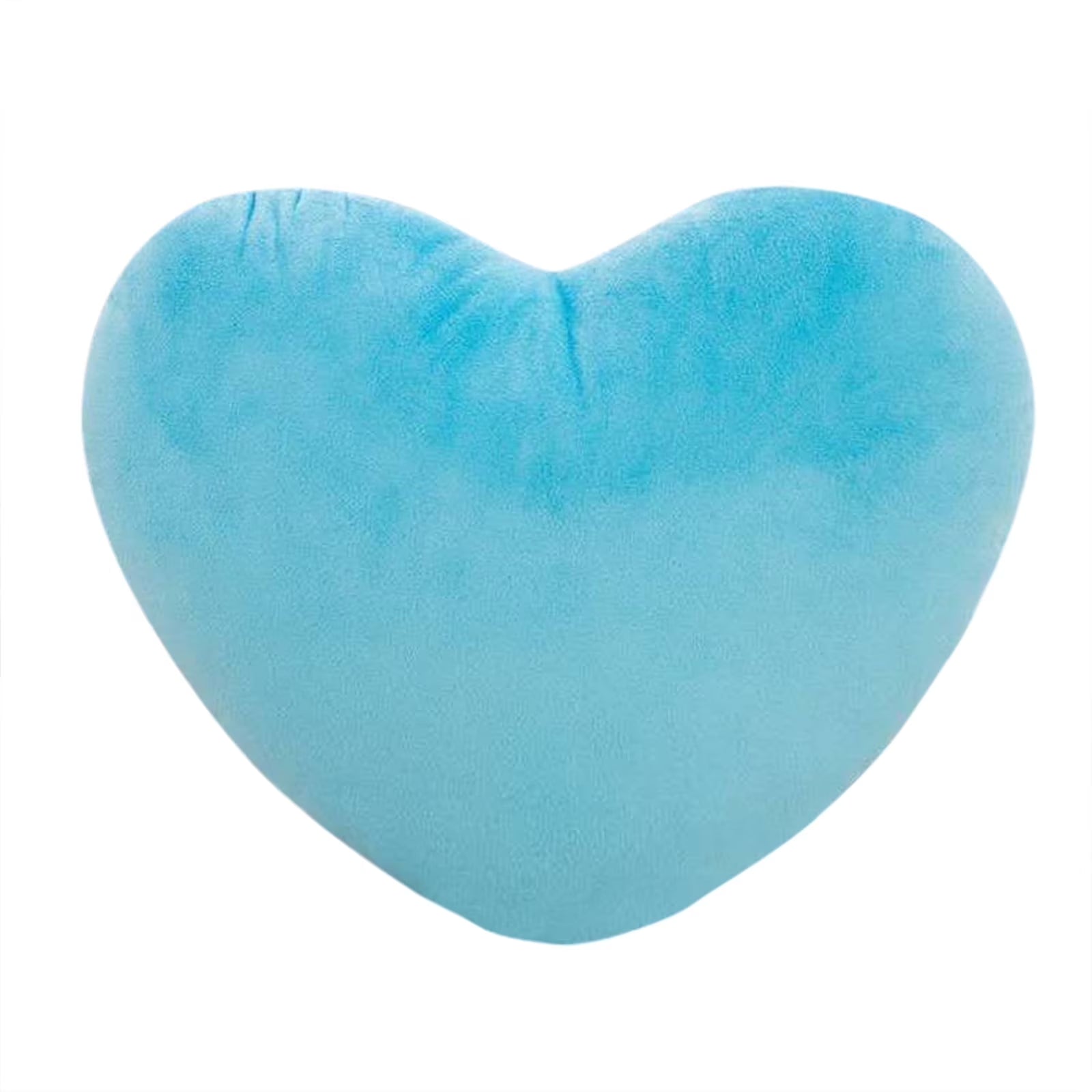 Gift for Him  Heart Pillow, Pink Heart Shaped Pillows Decorative Pillow, Plush Heart Shaped Throw Pillow for Bedroom Living Kids Room 6 Inch Blue