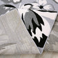 Modern Floral Area Rugs 9' X 12' Gray