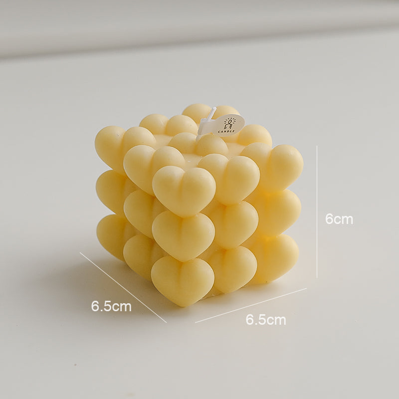 Rubik's Cube Candle Fashion Photography Props