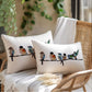 12X20 Lumbar Pillow Decorative Throw Pillows,Small Throw Pillows 12"X20" Teal