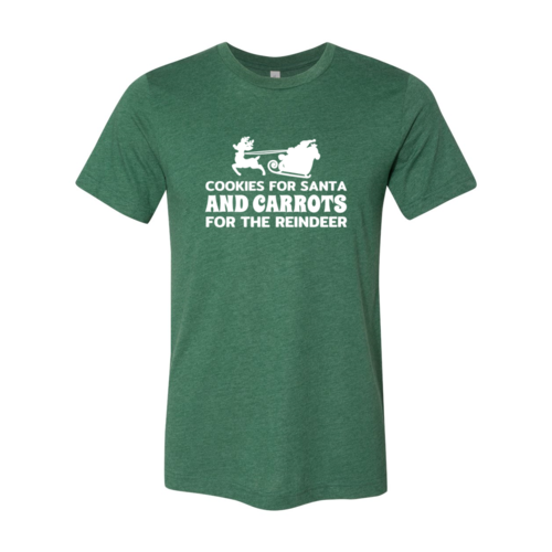 Cookies For Santa Carrots For Reindeer Shirt