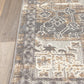 Distressed Traditional Indoor/Outdoor Runner Rug 2' X 7' Beige